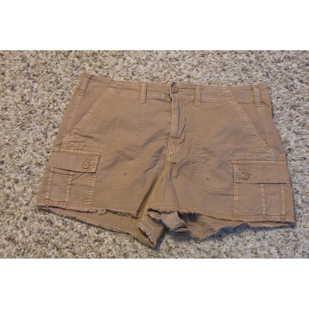 American Eagle Stretch '90s Boyfriend Shorts Women's Size 12 Brown
